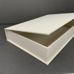 Flip Top Box Covered in Ivory