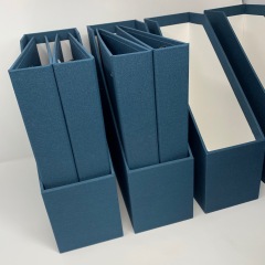 Magazine Style Boxes Holding 2 Ring Binders