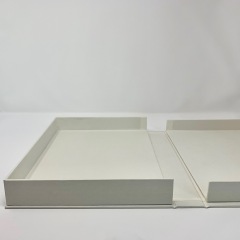 Clamshell Box Covered in Ivory