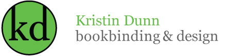 Kristin Dunn bookbinding & design